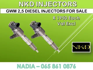 Gwm 2.5 Diesel Injectors For Sale On Exchange Or Recon