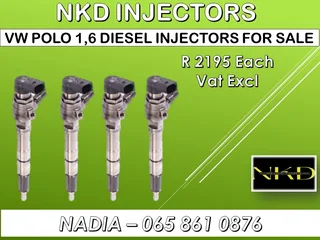 Vw Polo 1.6 Diesel Injectors For Sale On Exchange Or Recon