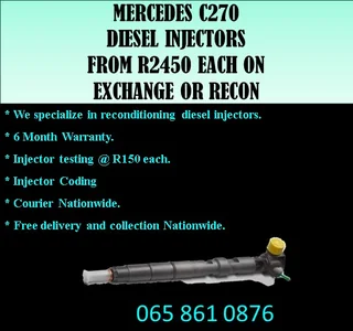 Mercedes C270 Dieselinjectors For Sale Or To Recon