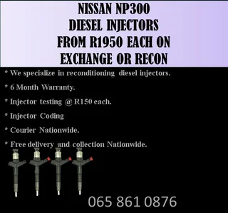 Nissan Np300 Diesel Injectors For Sale Or To Recon