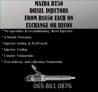 Mazda Bt50 Diesel Injectors For Sale Or To Recon