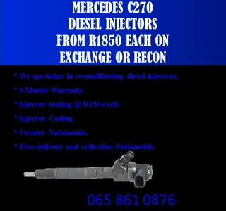 Mercedes C270 Diesel Injectors For Sale