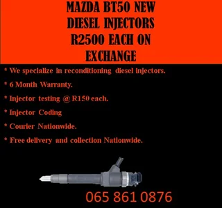 Mazda Bt50 New Diesel Injectors For Sale Or To Recon