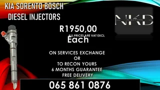 Kia Sorento Diesel Injectors For Sale With Warranty
