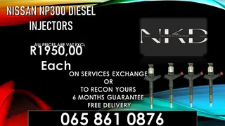 Nissan Np300 Diesel Injectors For Sale With Warranty