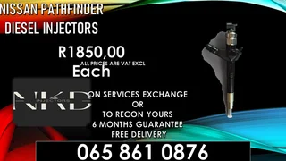 Nissan Pathfinder Diesel Injectors For Sale With Warranty
