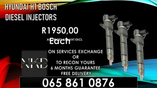 Hyundai H1 Diesel Injectors For Sale Or To Recon