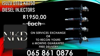 Isuzu Dteq Kb250 Diesel Injectors For Sale With Warranty