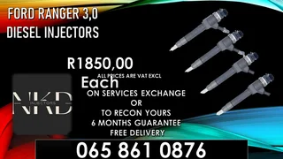 Ford Ranger 3.0 Diesel Injectors For Sale With Warranty