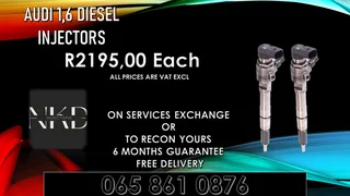 Audi 1.6 Diesel Injectors For Sale With Warranty