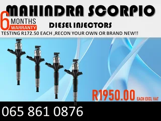 Mahindra Scorpio Diesel Injectors For Sale Nationwide