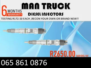 Man Truck Diesel Inejctors For Sale Or To Recon