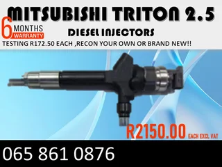 Mitsubishi Triton 2.5 Diesel Injectors For Sale Or To Recon