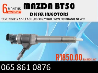 Mazda Bt50 Diesel Injectors For Sale Or To Recon