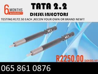 Tata 2.2 Diesel Injectors For Sale Or To Recon