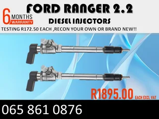Ford Ranger 2.2 Diesel Injectors For Sale Or To Recon