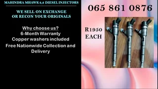 Mahindra Mhawk 2.2 Diesel Injectors For Sale On Exchange