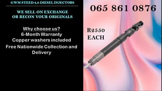 Gwm 2.0 Steed Diesel Injectors For Sale On Exchange