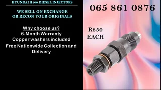 Hyundai H100 Diesel Injectors For Sale Or Recon The Same Day