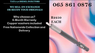 Tata 3.0 Diesel Injectors For Sale Or The Same Day Recon