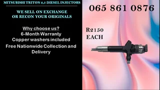 Mitsubishi Triton 2.5 Diesel Injectors For Sale Or To Recon The Same Day