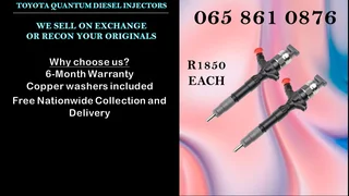 Toyota Quantum Diesel Injectors For Sale On Exchange