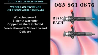 Toyota 1kd Diesel Injectors For Sale On Exchange