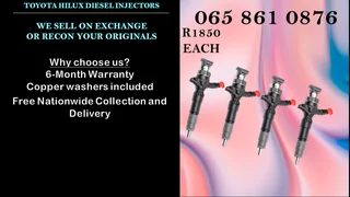 Toyota Hilux Diesel Injectors For Sale On Exchange