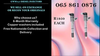 Gwm 2.5 Diesel Injectors For Sale On Exchange