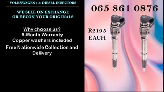 Volkswagen 1.6 Diesel Injecotors For Sale On Exchange