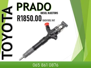 Toyota Prado Diesel Injectors For Sale With 6 Months Warranty