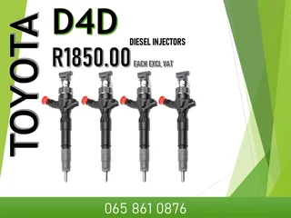 Toyota D4d Diesel Injectors For Sale Or Tor Econ The Same Day