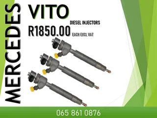 Mercedes Benz Vito Diesel Injectors For Sale Or To Recon