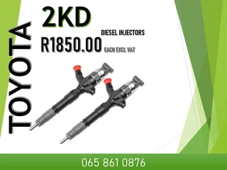 Toyota 2kd Diesel Injectors For Sale With Warranty