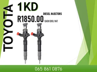 Toyota 1kd Diesel Injectors For Sale With Warranty