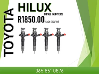 Toyota Hilux Diesel Injectors For Sale With Warranty