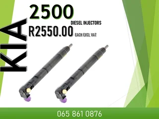 Kia 2500 Diesel Injectors For Sale With Warranty