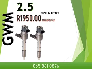 Gwm 2.5 Diesel Injectors For Sale With Warranty