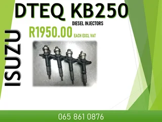 Isuzu Dteq Kb250 Diesel Injectors For Sale With Warranty