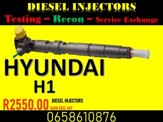 Hyundai H1 Diesel Injectors For Sale Or To Recon Th Same Day