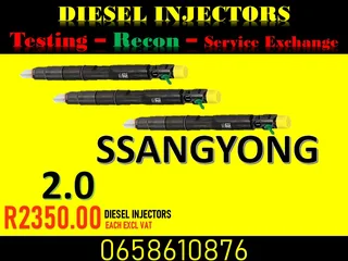 Ssangyong 2.0 Diesel Injectors For Sale Or To Recon The Same Day