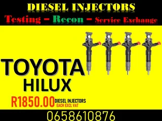 Toyota Hilux Diesel Injectors For Sale On Exchange