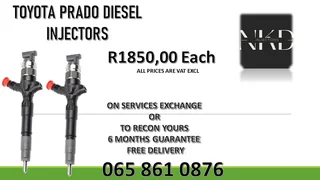 Toyota Prado Diesel Injectors For Sale With Warranty