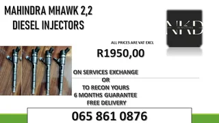 Mahindra Mhawk 2,2 Diesel Injectors For Sale With Warranty
