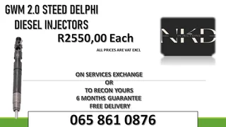 Gwm 2.0 Steed Diesel Injectors For Sale With Warranty