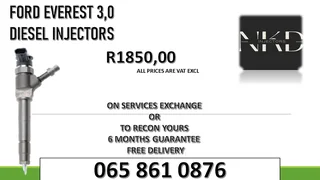 Ford Everest (3.0/bt50) Diesel Injectors For Sale With Warranty