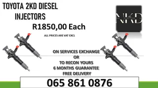 Toyota 2kd Diesel Injectors For Sale With Warranty
