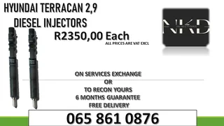 Hyundai Terrican 2.9 Diesel Injectors For Sale With Warranty