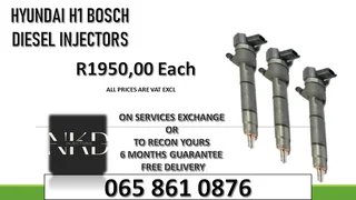 Hyundai H1 Diesel Injectors For Sale Or To Recon The Same Day