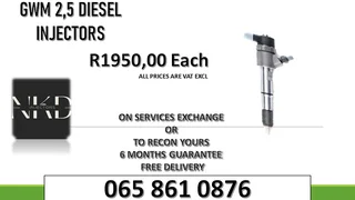 Gwm 2.5 Diesel Injectors For Sale Or The Same Day Recon